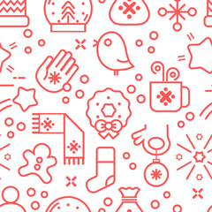 Christmas seamless pattern