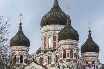 Fototapeta na wymiar The Alexander Nevsky Cathedral ,Tallin.