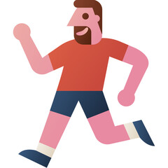 running man illustration