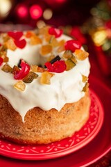 Bolo de frutas cristalizadas