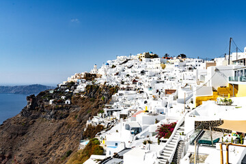 Obraz premium Greece, Santorini, Fira,