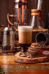 Café latte mocaccino