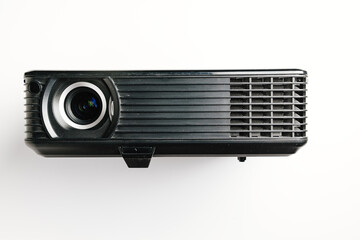 lens of Black Universal Projector for Home and Office. 