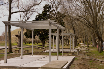 pavilion in park