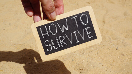 How to Survive is shown using the text