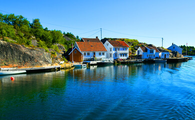 Fototapeta na wymiar Kristiansand. The sixth-largest city in Norway. A resort city.