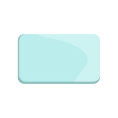 Blank canvas cartoon illustration. Canvas flat vector illustration. Craft, art concept