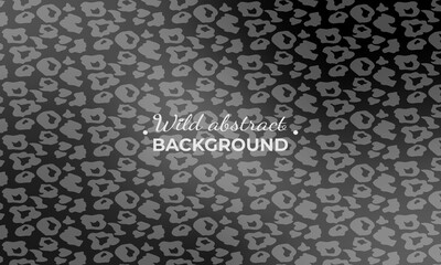 Animal print pattern background. Black Leopard pattern wallpaper. Leopard print texture background	