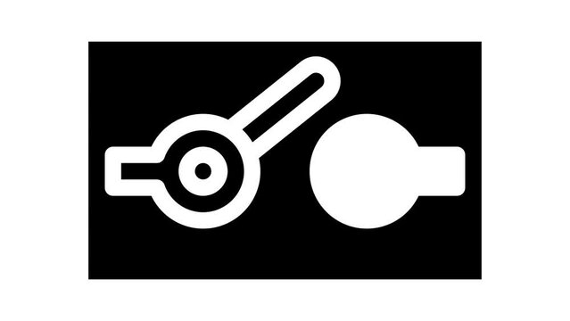 spst electrical mechanism glyph icon animation