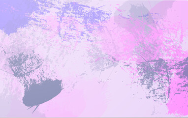 Grunge texture splash paint purple pastel color background