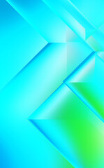 3D illustration.Trendy simple geometric color gradient abstract background. Geometric dynamic shapes. Technology digital template with shadows and lights on gradient background.