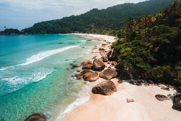 Big island Ilha Grande aventureiro beach Angra dos Reis, Rio de Janeiro, Brazil 