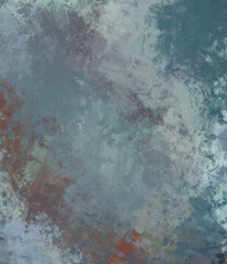 Brushed Painted Abstract Background. Brush stroked painting. Strokes of paint. 2D Illustration.