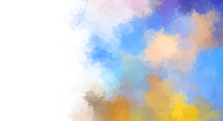 Brushed Painted Abstract Background. Brush stroked painting. Artistic vibrant and colorful wallpaper..