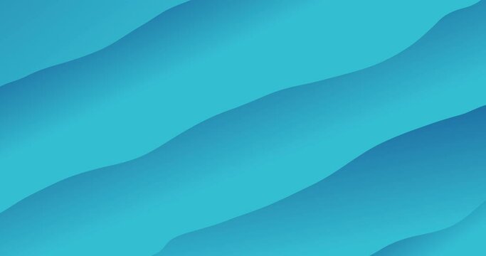 blue gradation fluid wave abstract background animation
