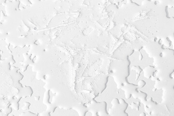 background of water drops at a white table