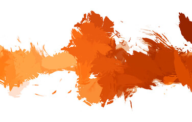 Painted artistic creation. Brushed vibrant wallpaper. Unique and creative illustration. Abstract background of colorful brush strokes.