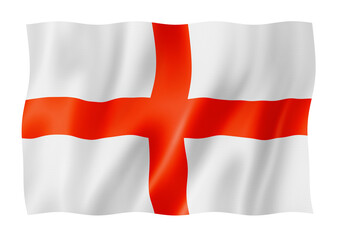 Fototapeta premium English flag isolated on white