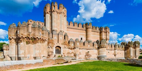 Castillo de Coca, Coca Castle, is a fortification constructed in the 15th century. Coca, Segovia,...