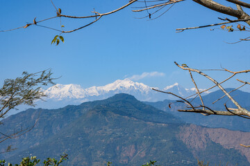 The majestic grandeur view of Mount Kanchenjunga.