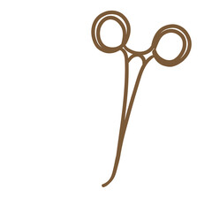 medical_Curve scissor operation surgery 