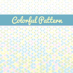 Colorful patterns with randomized color spread