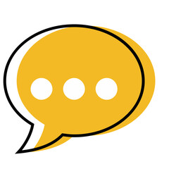 Vector chat message icon
