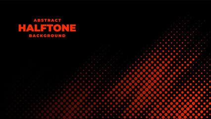 Halftone background vector, abstract backdrop design with two tone pattern and copy space for edit your content