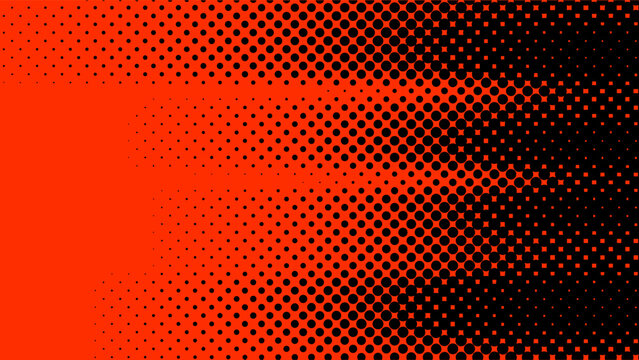 Halftone background vector, abstract backdrop design with two tone pattern and copy space for edit your content
