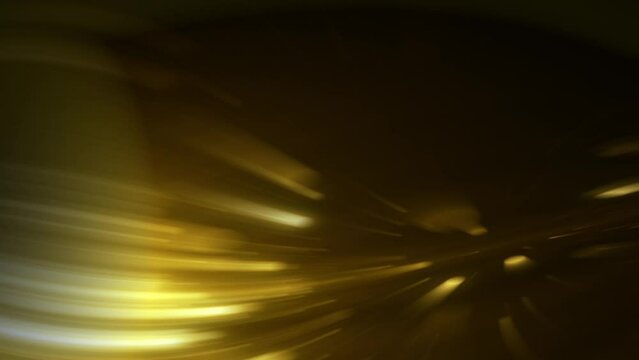 Yellow parallel beam illuminating animation