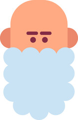 Man face cartoon avatar