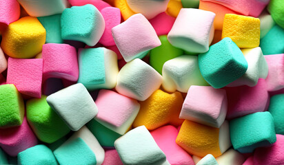 professional food photography closeup of a Marshmallows