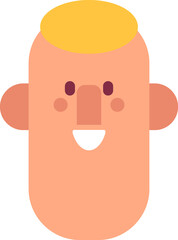 Man face cartoon avatar