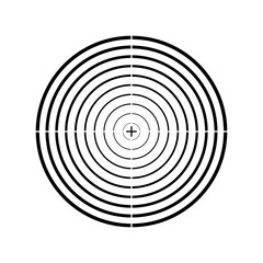 crosshairs vector illustration, suitable for mascot, logo, icon, background etc