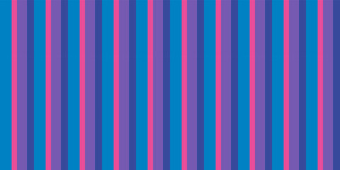 Striped Cute Blue Pink Purple pattern texture. Seamless Vector stripe pattern. Vertical parallel stripes. Wallpaper wrapping fashion fabric. Textile swatch Abstract Colorful geometric background EPS10