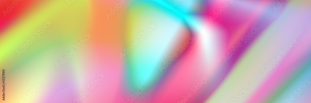 Poster multicolor holographic design for pattern and background.