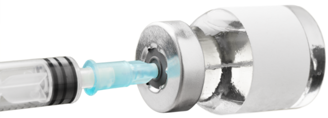 Covid-19 vaccine cost concept. Tube vaccine