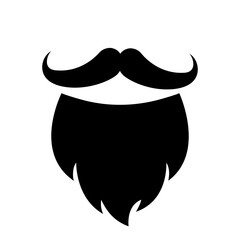 Mustache and Beard illustration