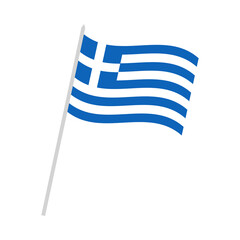 Flag of Greece illustration