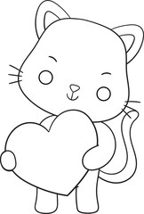 cute san valentine character