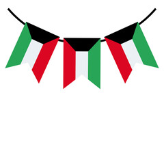 Flag of Kuwait illustration