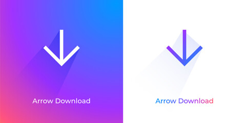 Arrow vector icon for web, UI UX, IOS, App