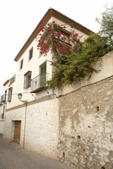 Fototapeta na wymiar Streets of the old town of Granada, Spain