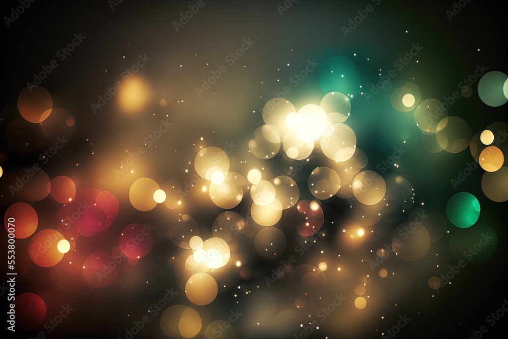 Poster lights with a blurred out backdrop generative ai