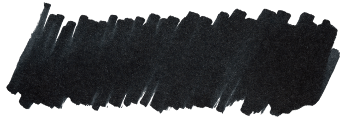 Black marker paint textures. Stroke isolated on transparent background