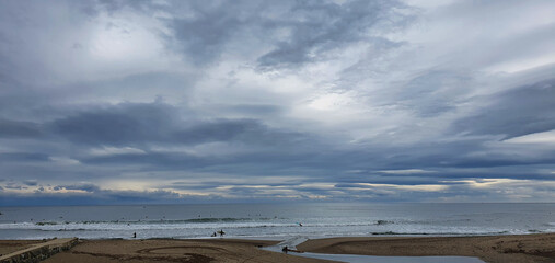 Obraz premium clouds over the sea