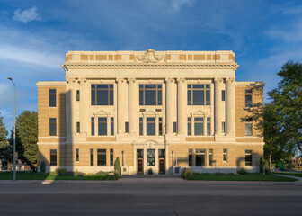 Fototapeta na wymiar Lincoln County Court House of North Platte, Nebraska