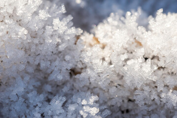 Obraz na płótnie Canvas Close-up of frost, Finland