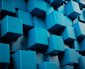 abstract background with cubes