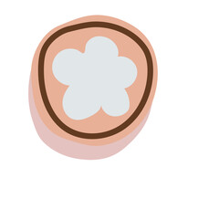 Christmas cookie vector clip art.